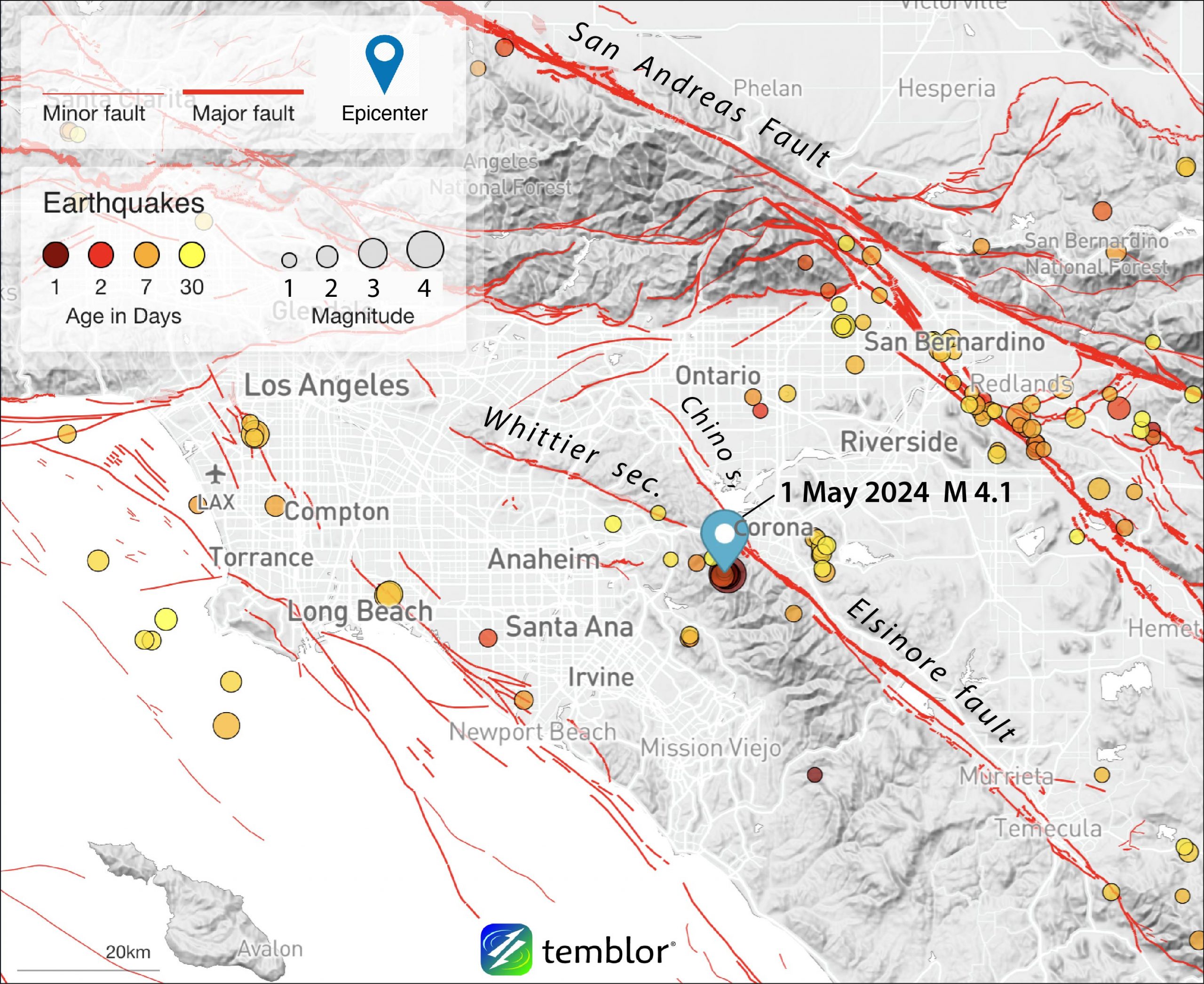 Magnitude 4.1 earthquake rattles Corona