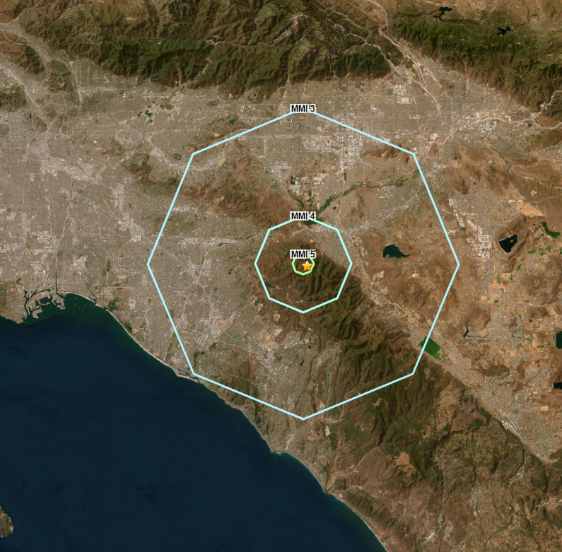 4.1 Magnitude earthquake hits Corona, California