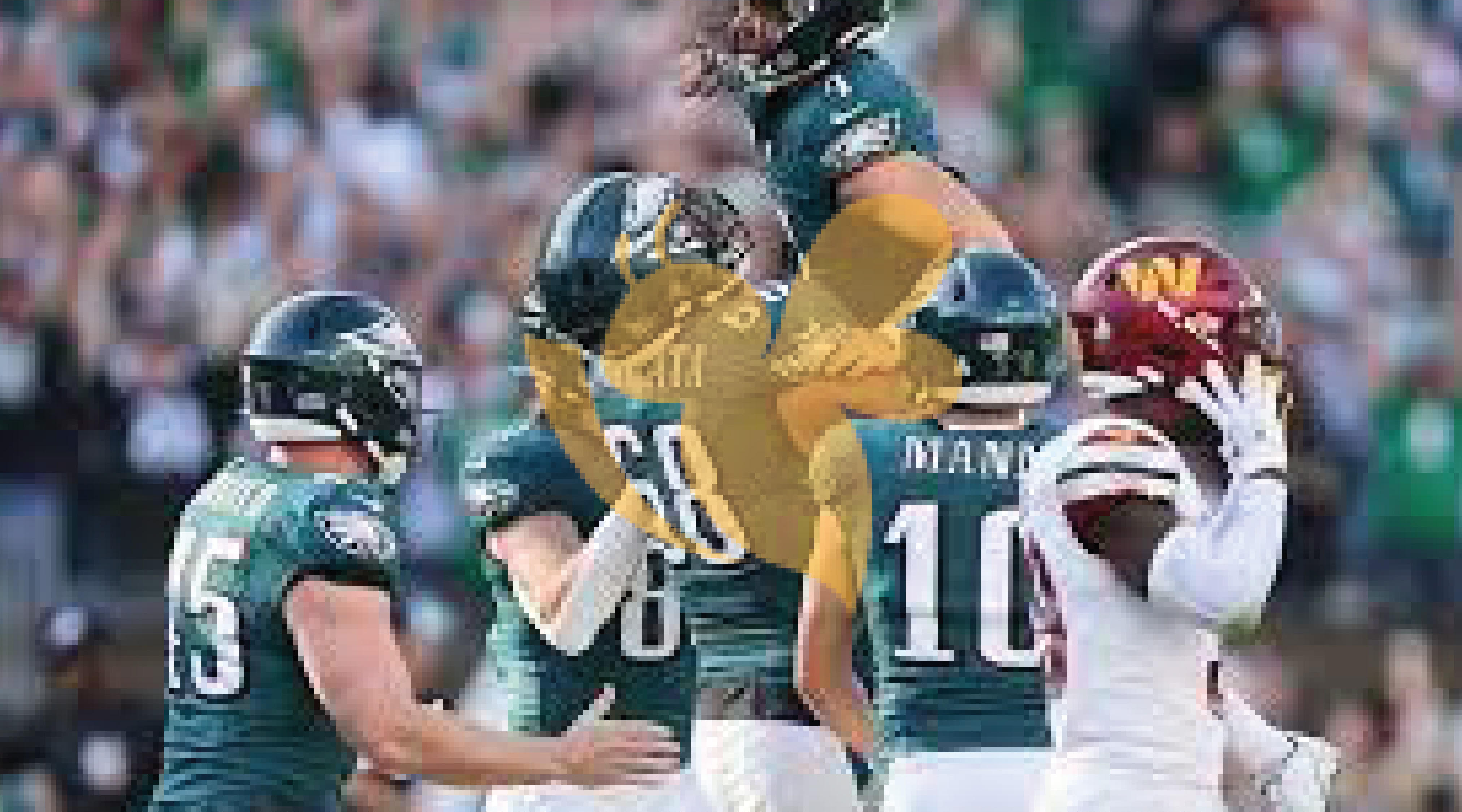 Eagles wins over Commanders in NFL Week 4