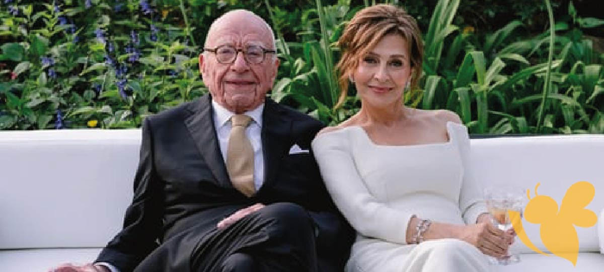 Rupert Murdoch (93 years) marries for the fifth time