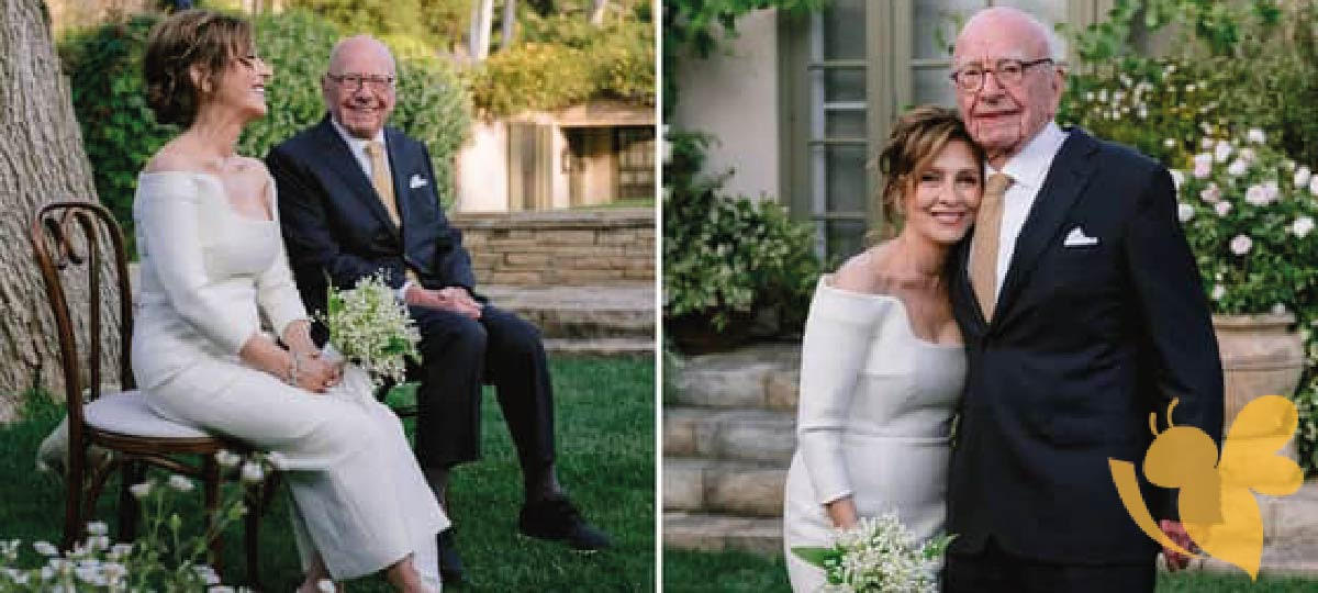 Rupert Murdoch marries for the fifth time at the age of 93