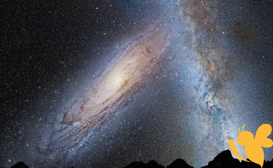 Milky Way-galaxy collision odds in billions of years now 50-50