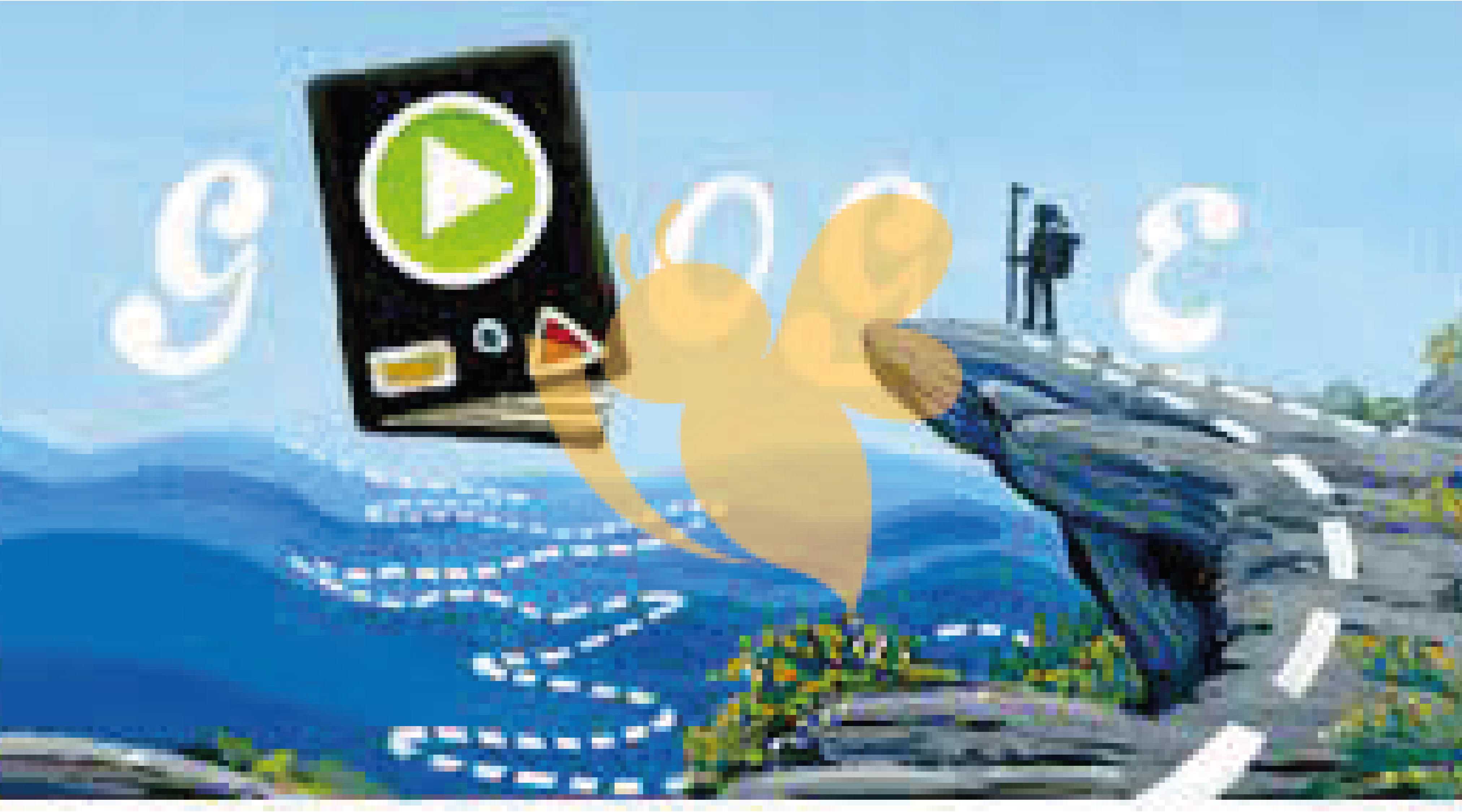 Google Doodle celebrates the 2,193-mile Appalachian Trail.