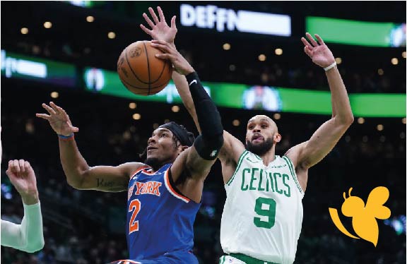 Knicks erase 20-point deficit with furious rally to stun Celtics in Game 1