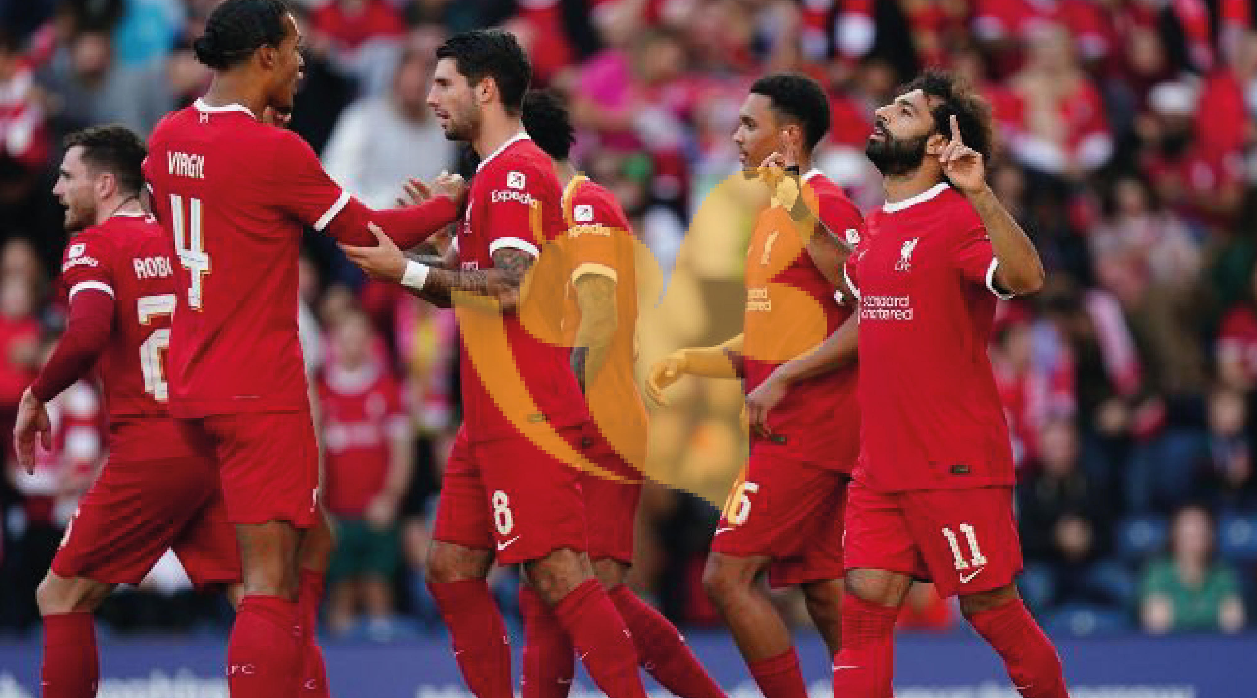 Liverpool scored three goals against Darmstadt 98