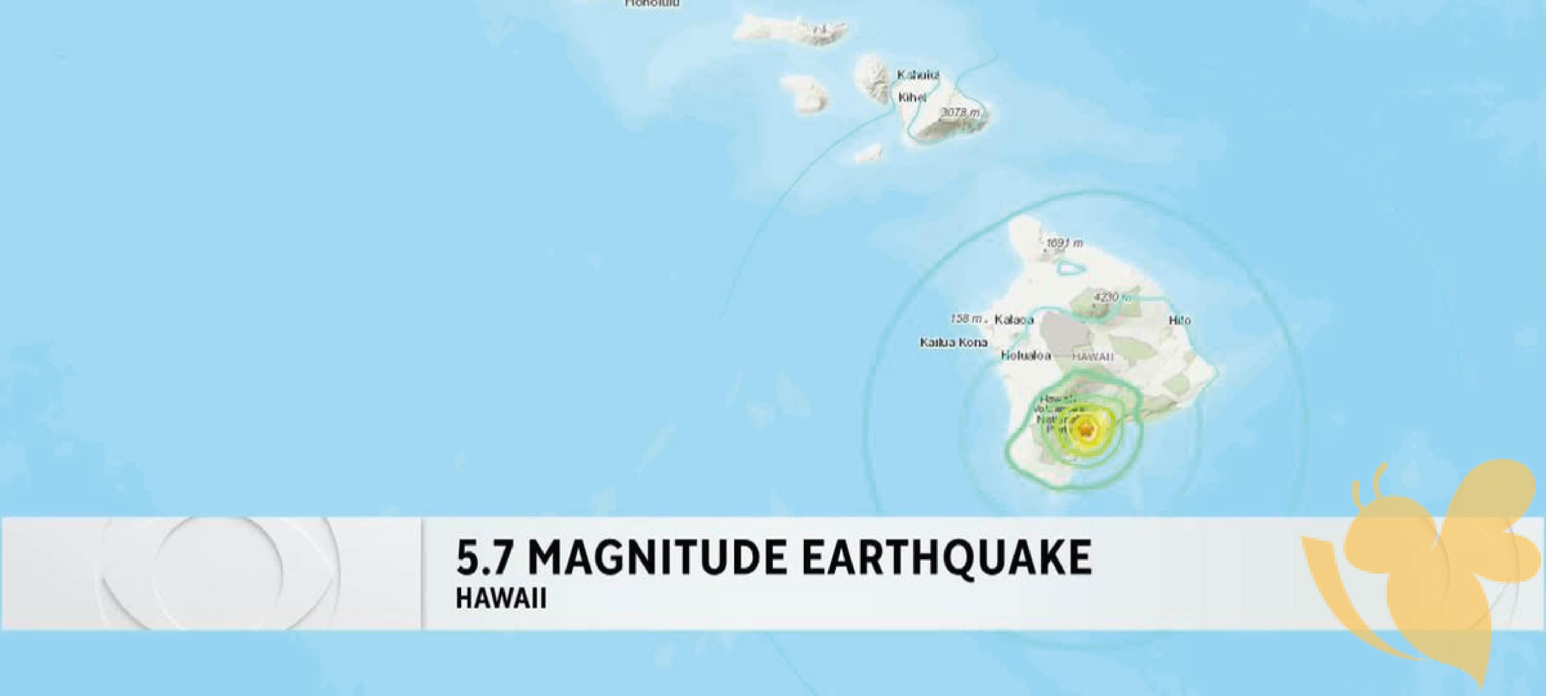 Magnitude-5.7 earthquake hits Hawaii’s Big Island,no major damage reported