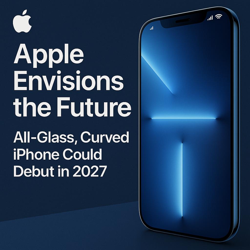 Apple Envisions the Future: All-Glass, Curved iPhone Could Debut in 2027