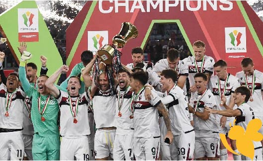 Bologna defeats Milan 1-0 to win Coppa Italia