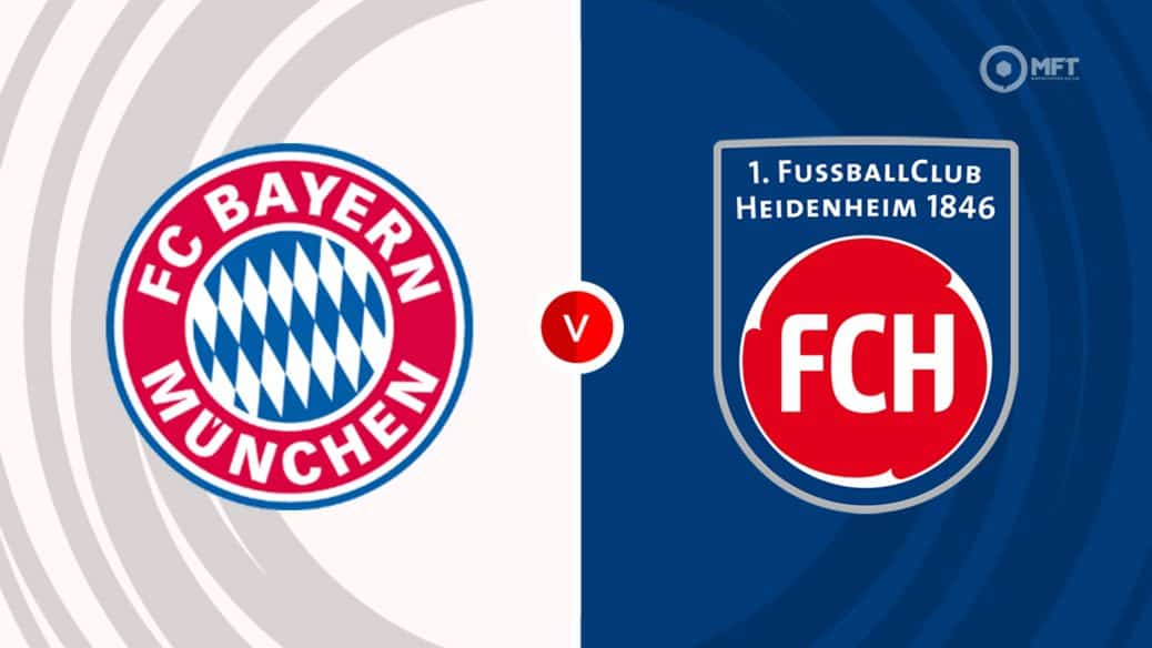 Heidenheim vs Bayern Munich match news & live streaming - Bundesliga