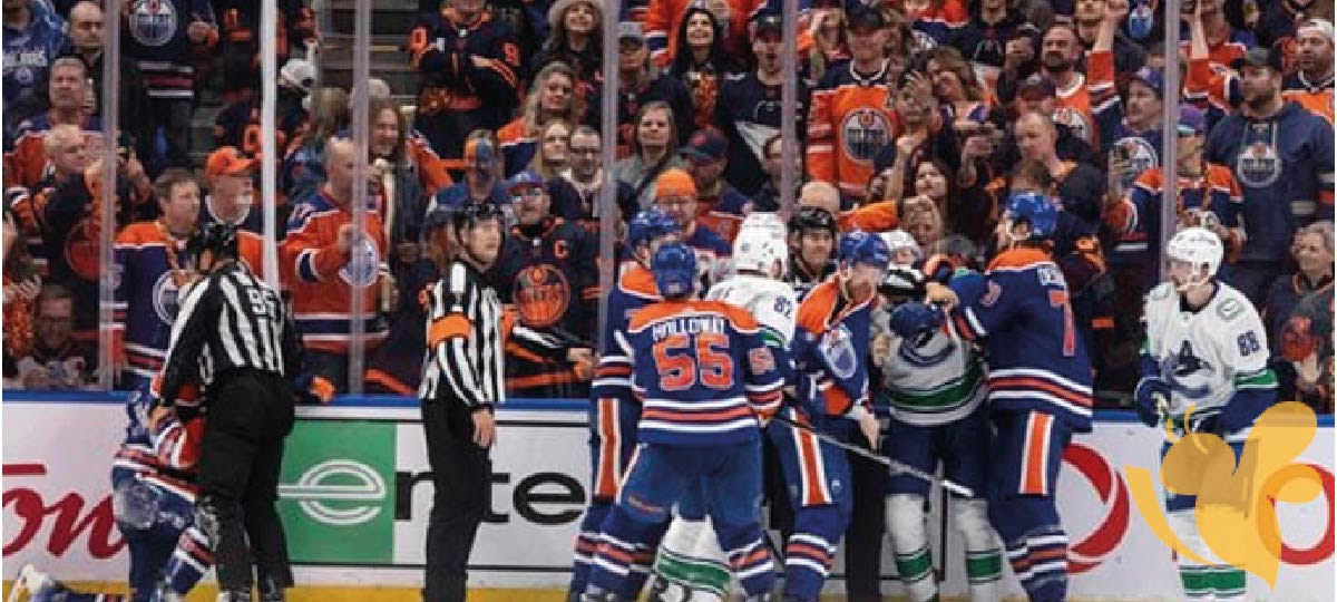 Edmonton Oilers vs. Vancouver Canucks 1-5