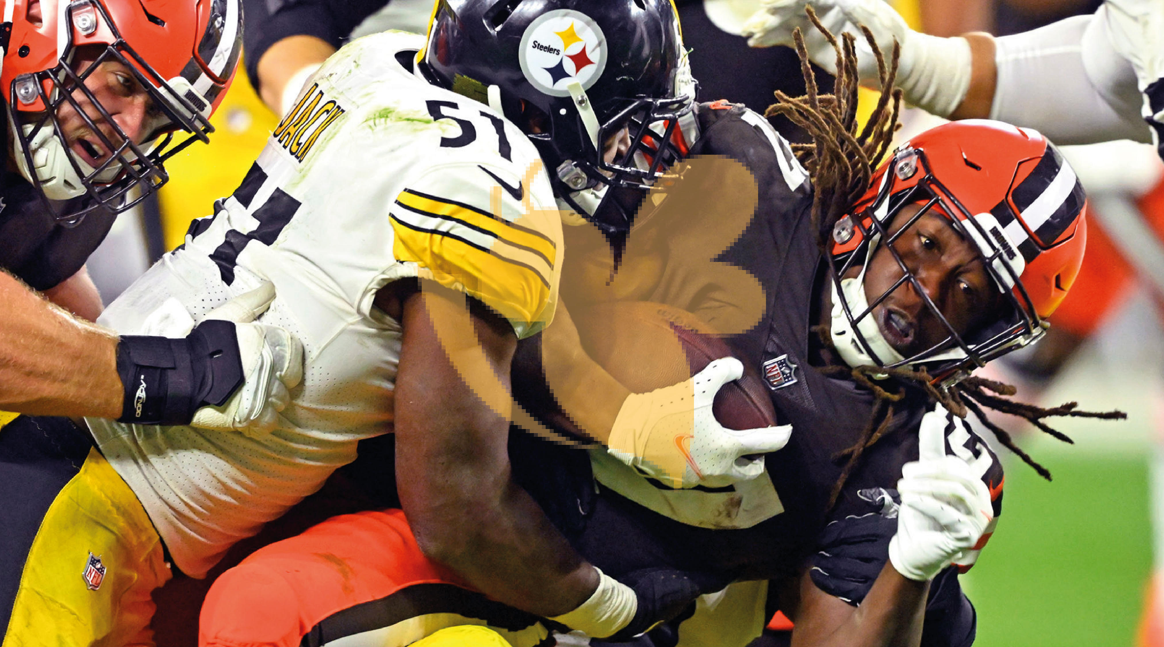 Steeler win over Browns 2-0, Nick Chubb injured