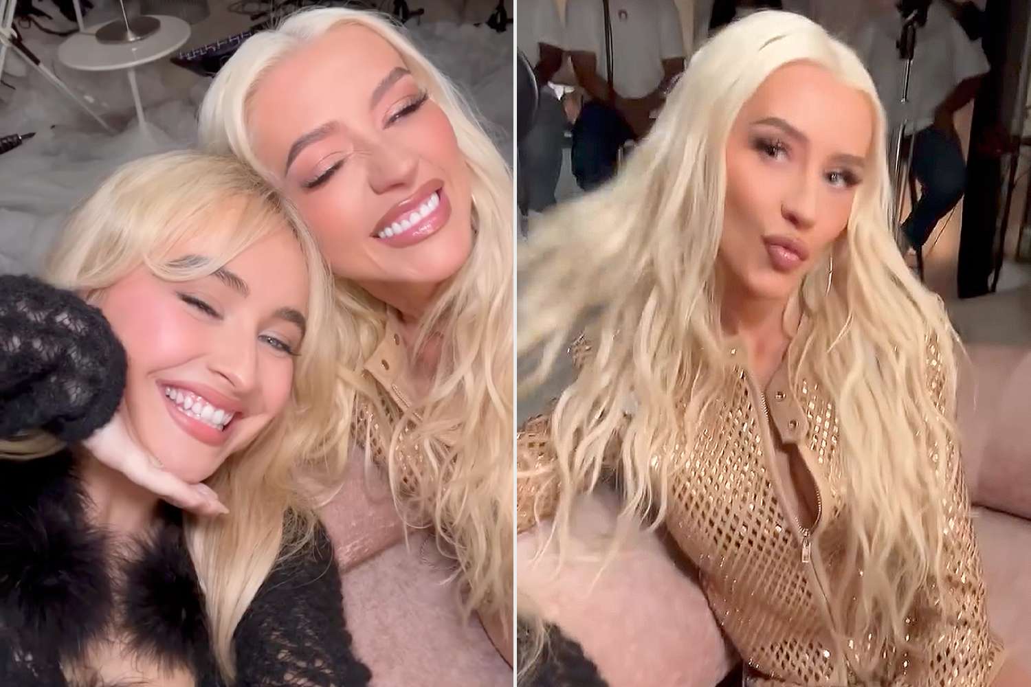 Christina Aguilera and Sabrina Carpenter Reimagine What a Girl Wants 25 Years Later.