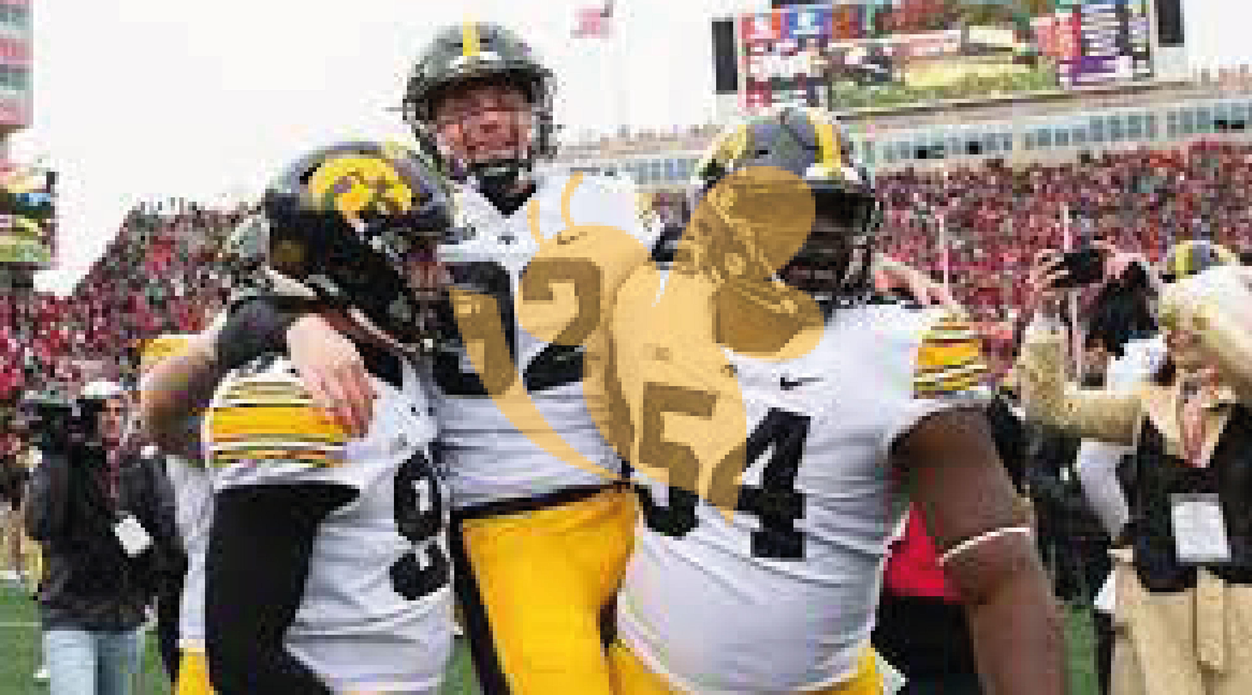 Iowa win over Nebraska 13-10 in week 13