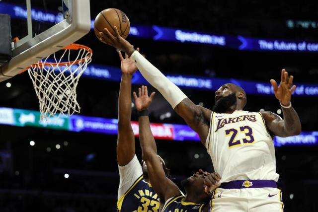LA Lakers win over Indiana Pacers