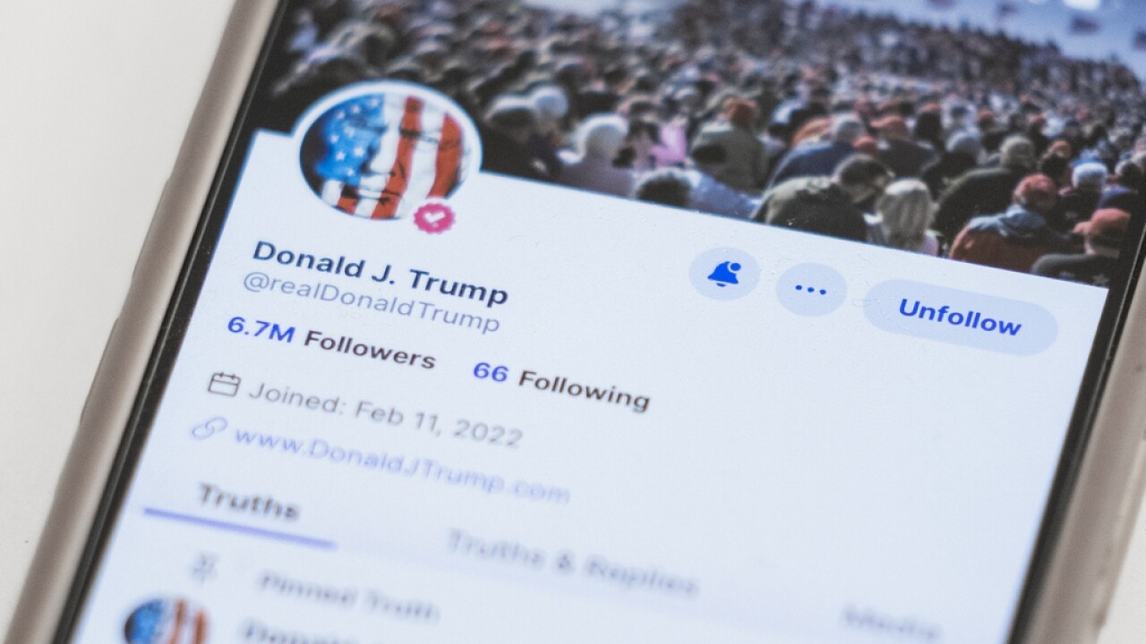Truth Social: owner closes deal to go public will start trading on Tuesday.