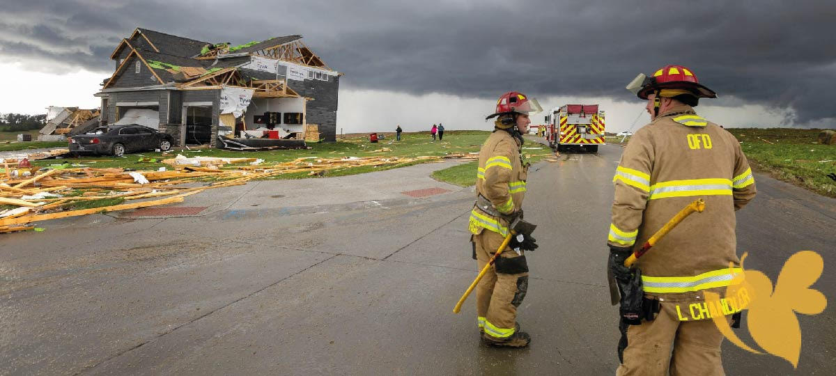 Tornadoes Sweep Through Nebraska severe damage in Omaha suburbs