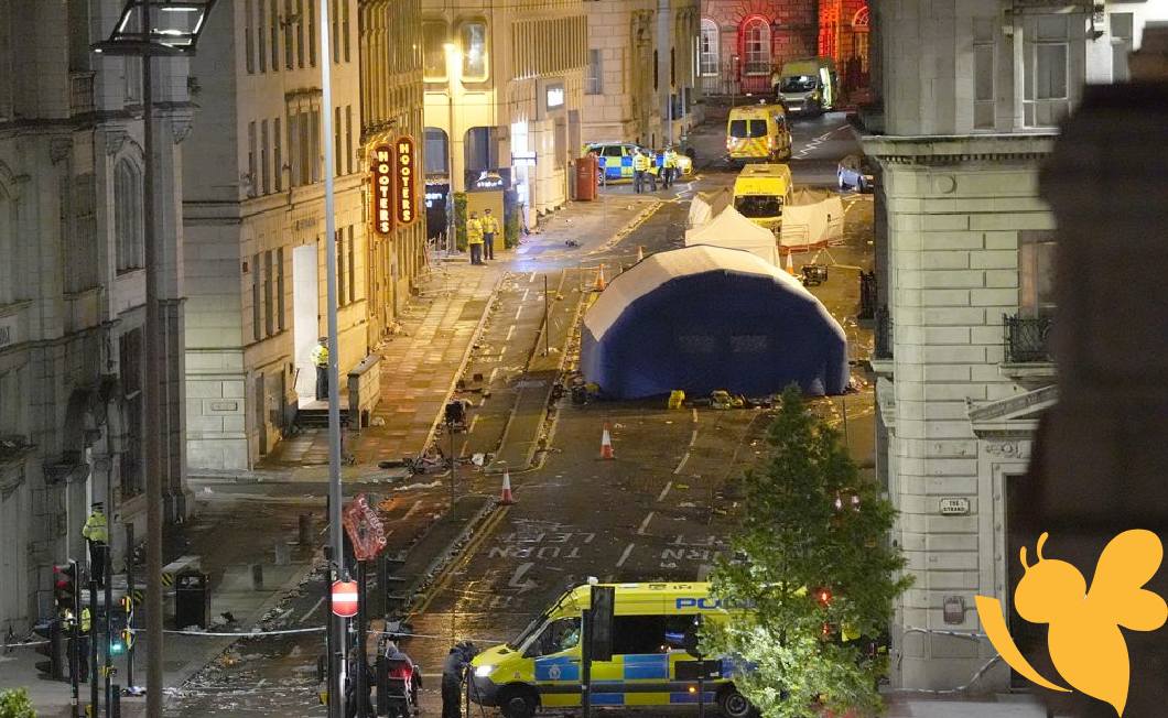 Car plows into Liverpool victory celebration, injuring dozens