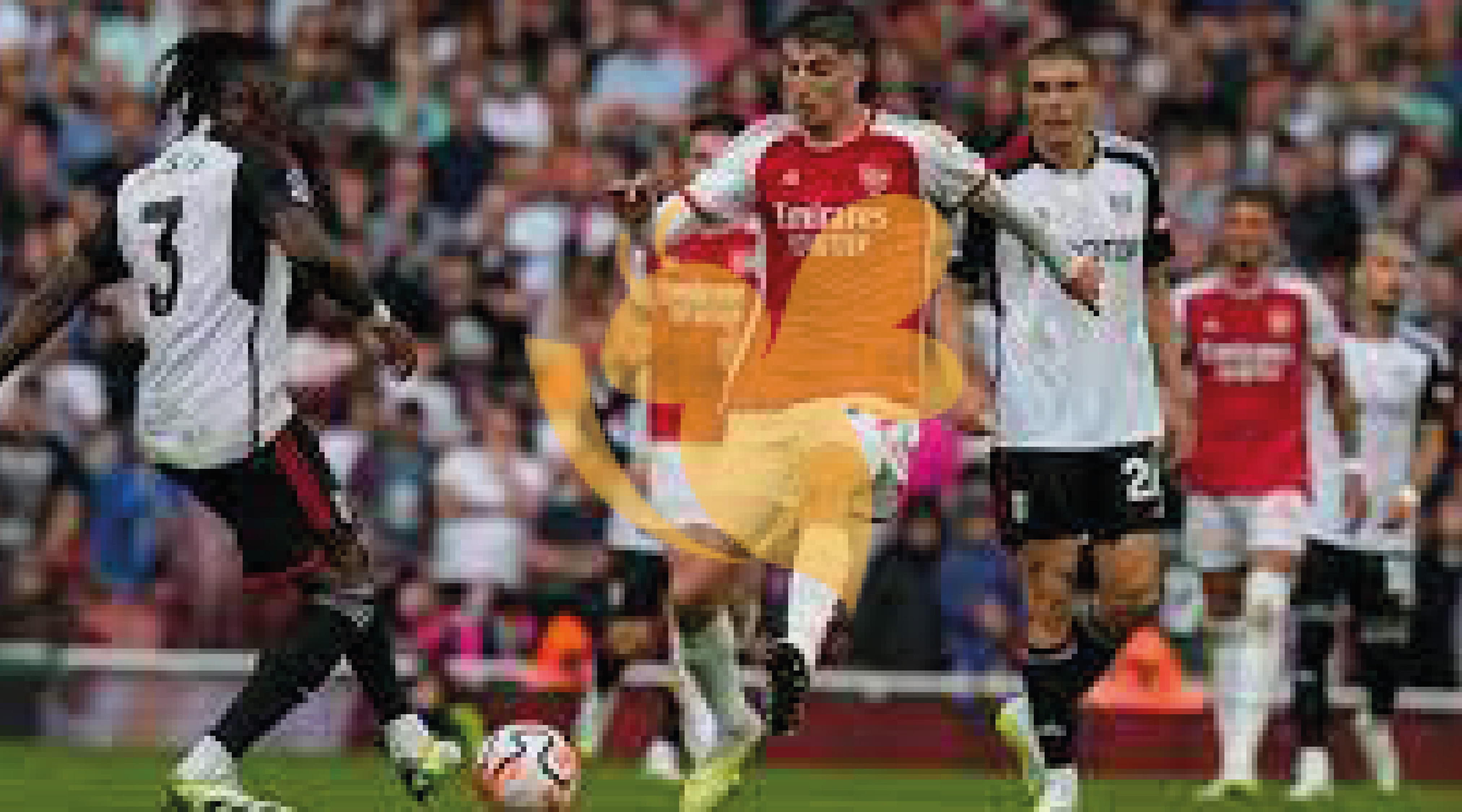 Arsenal vs. Fulham match: (2-2)