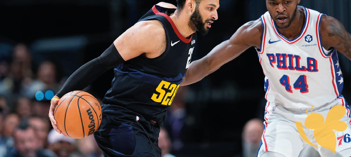 The Nuggets defeated the 76ers (111-105)