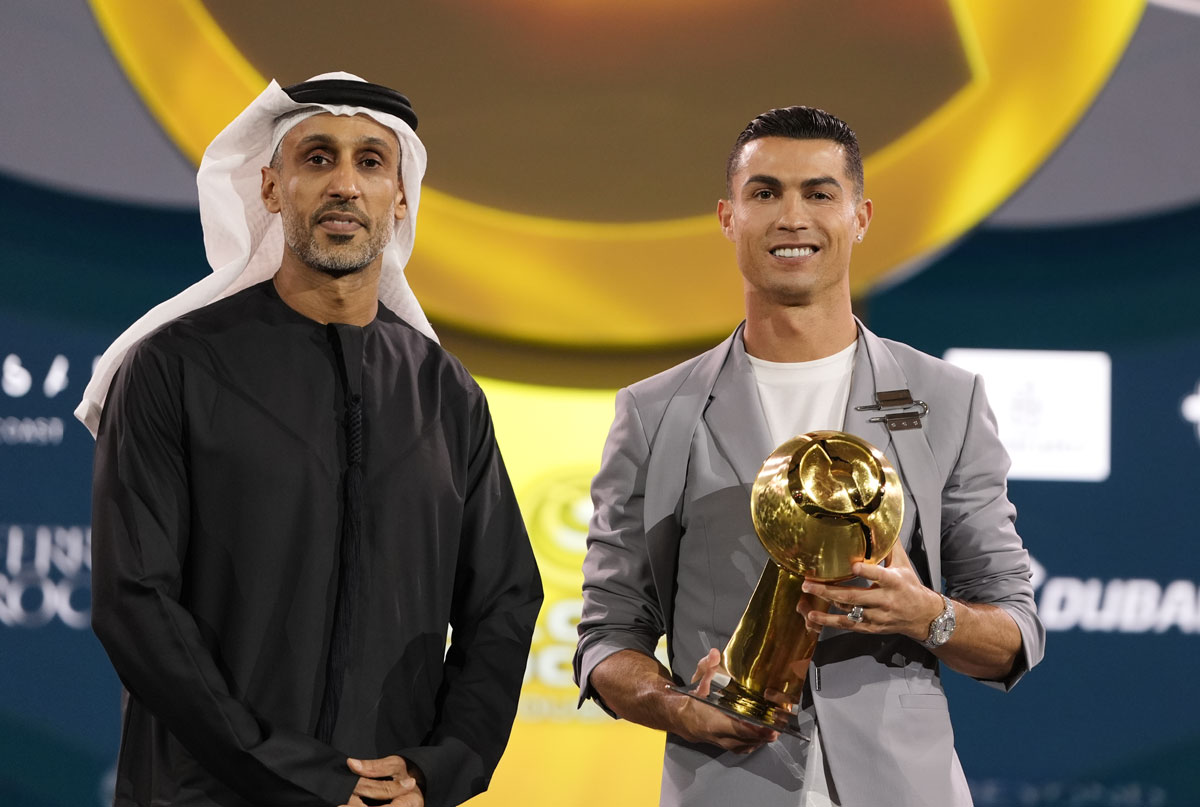 Globe Soccer Awards: Ronaldo Recognized as the Top Player in the Middle East