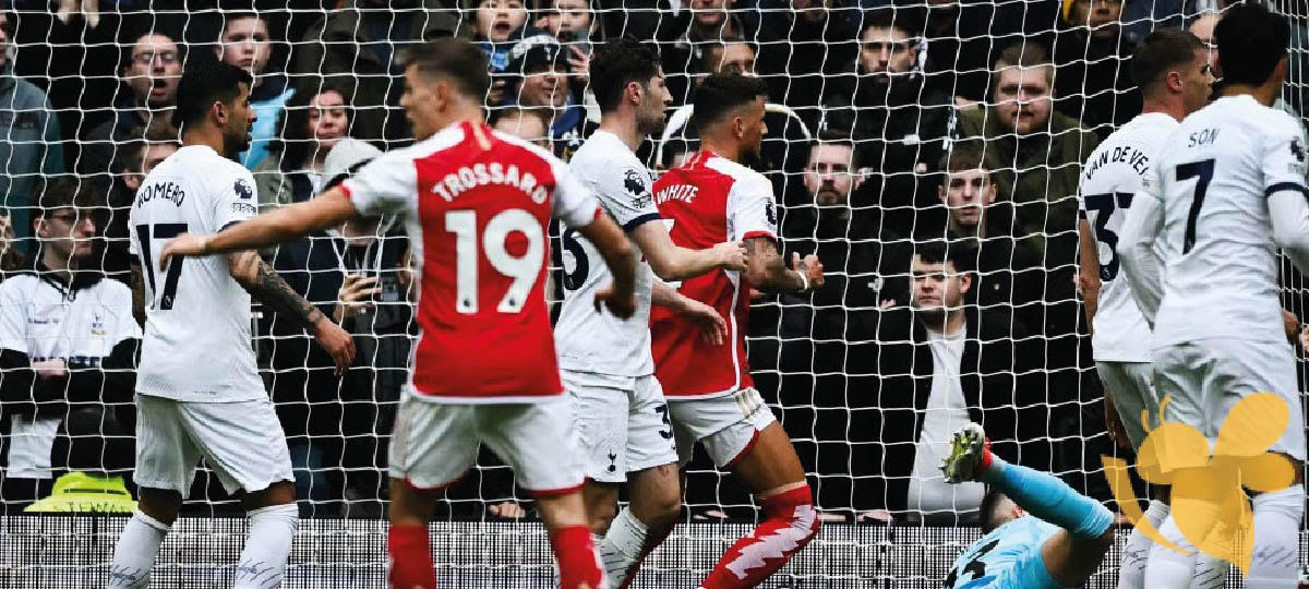 Arsenal survive Tottenham fightback to maintain PL title push 2-3