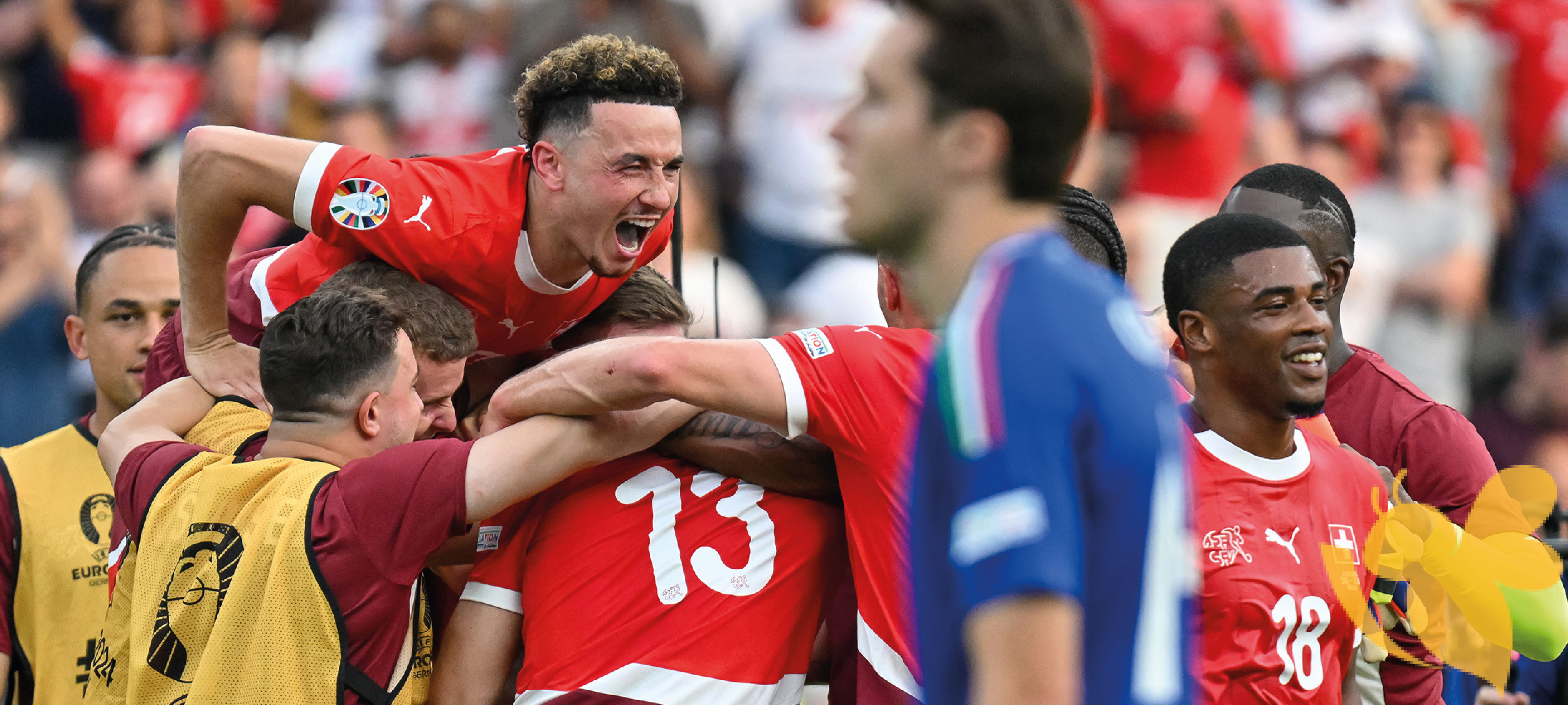 Switzerland vs. Italy, Switzerland gets 2-0 win