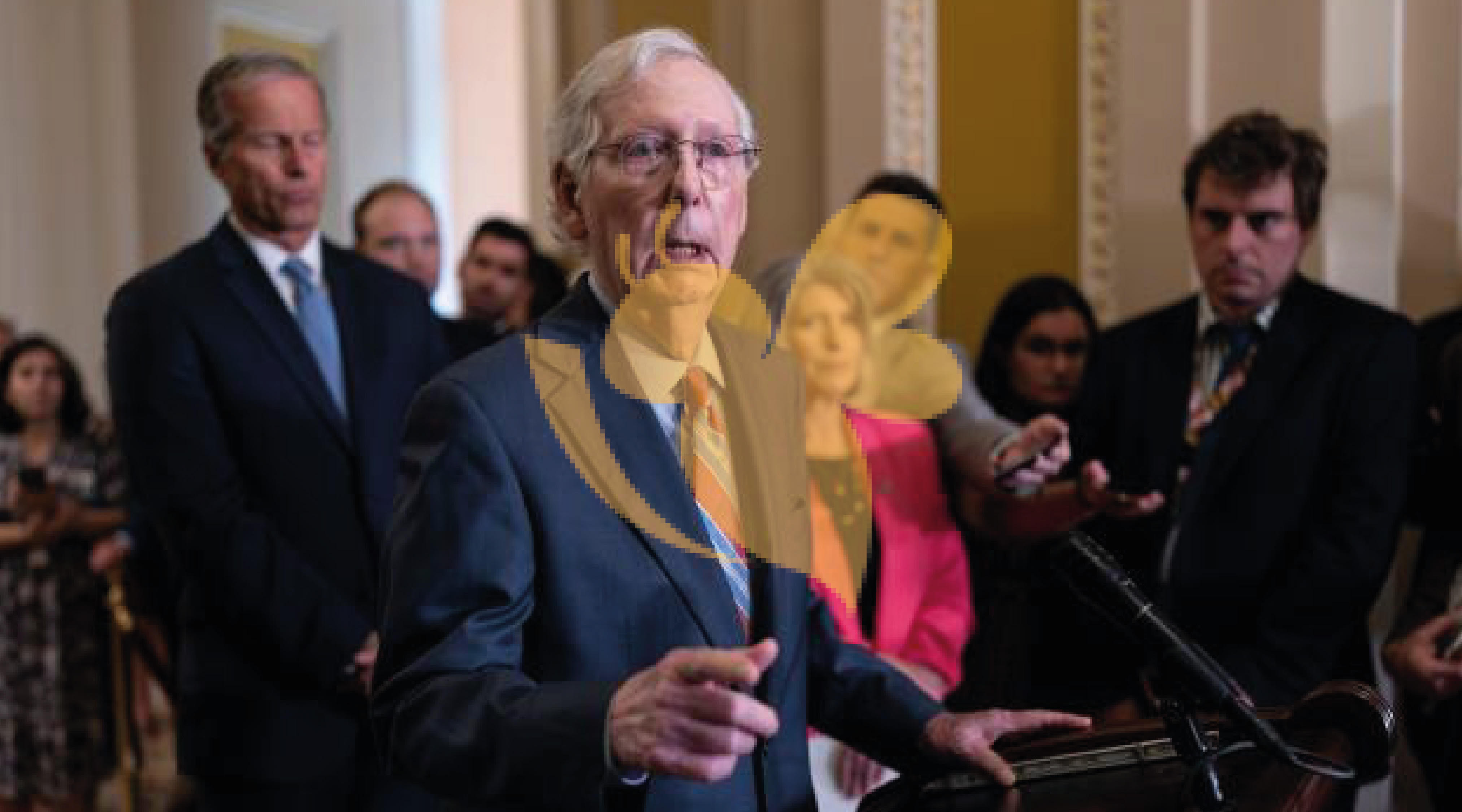 Sen. Mitch McConnell struggles to speak freeze for the second time this year