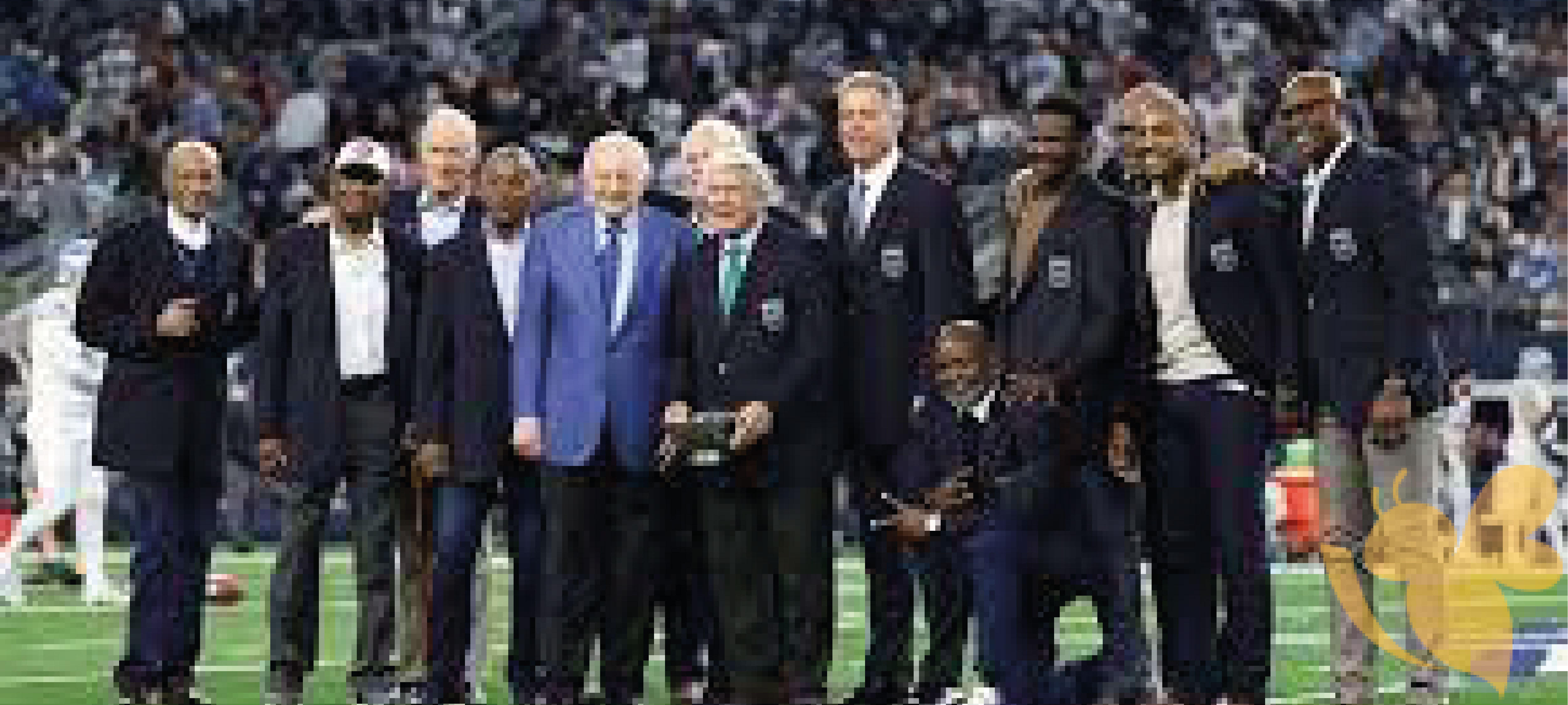 Jimmy Johnson Honored By The Dallas Cowboys Ring Of Honor